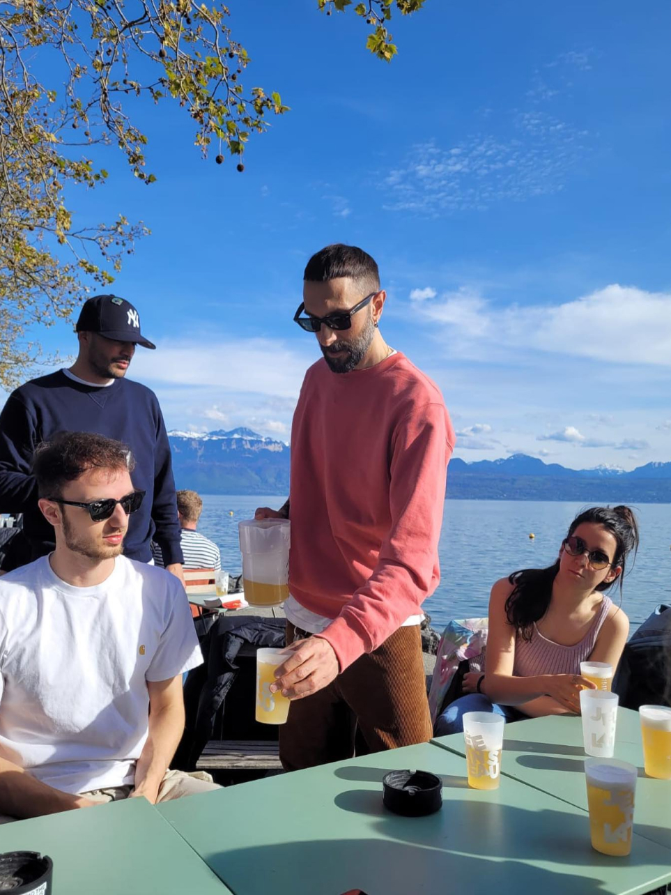 L'apéro du jeudi au bords du lac Léman